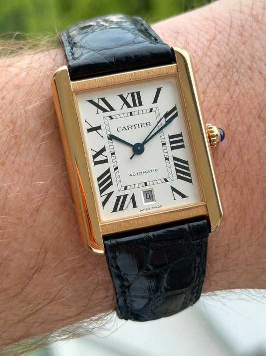 Cartier Tank XL Solid 18k Rose Gold W5200026