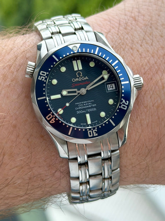 Omega Seamaster 300 Wave Dial Co Axial 36mm 2222.80